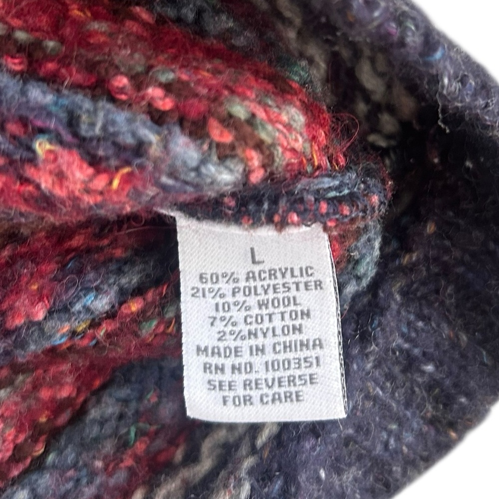 Vintage Patterned Grandmacore Button-Up Cardigan … - image 10